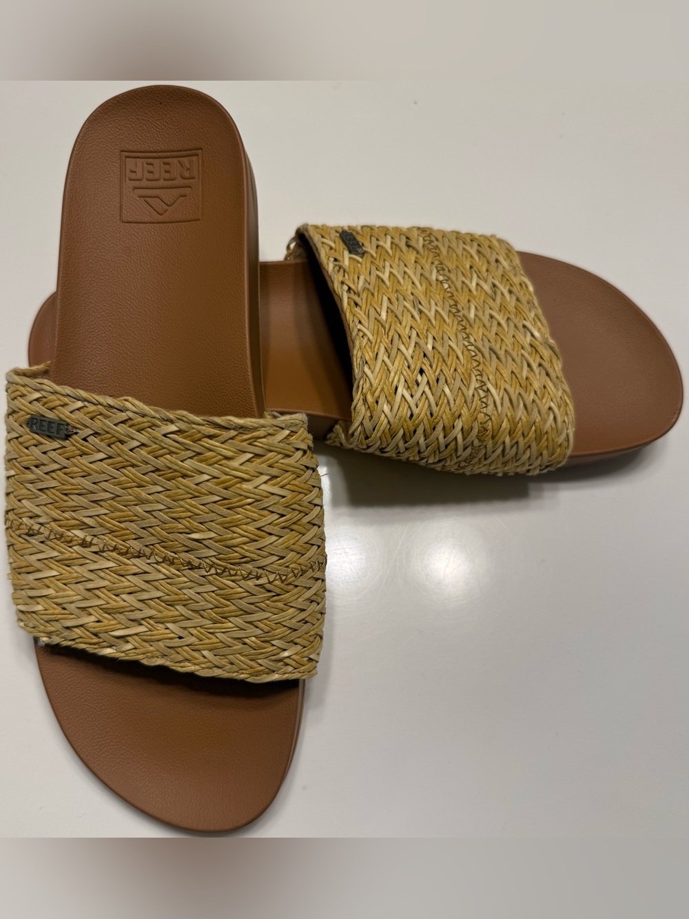 REEF Cushion Scout Braids Womens Slide Sandals